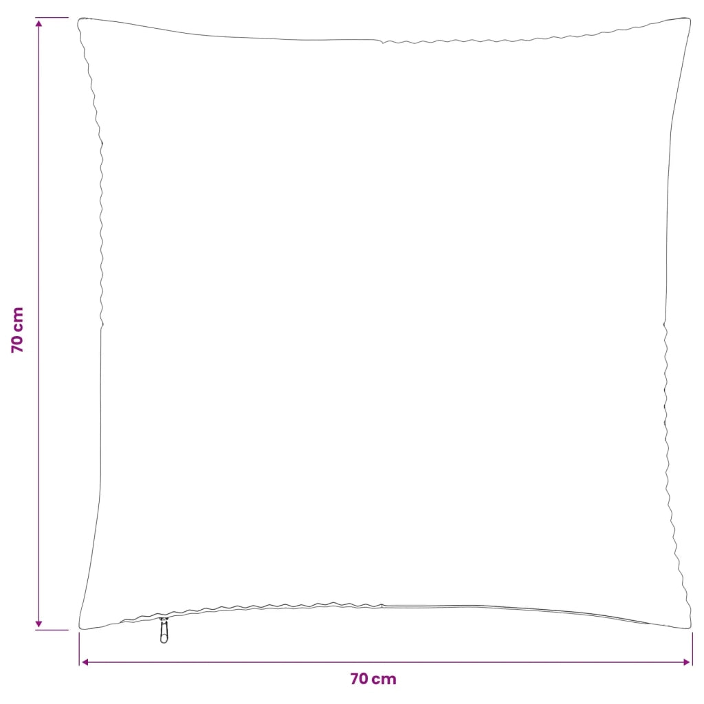 Federa 2 pcs ALMELO Verde 70 x 70 cm corduroy 915609