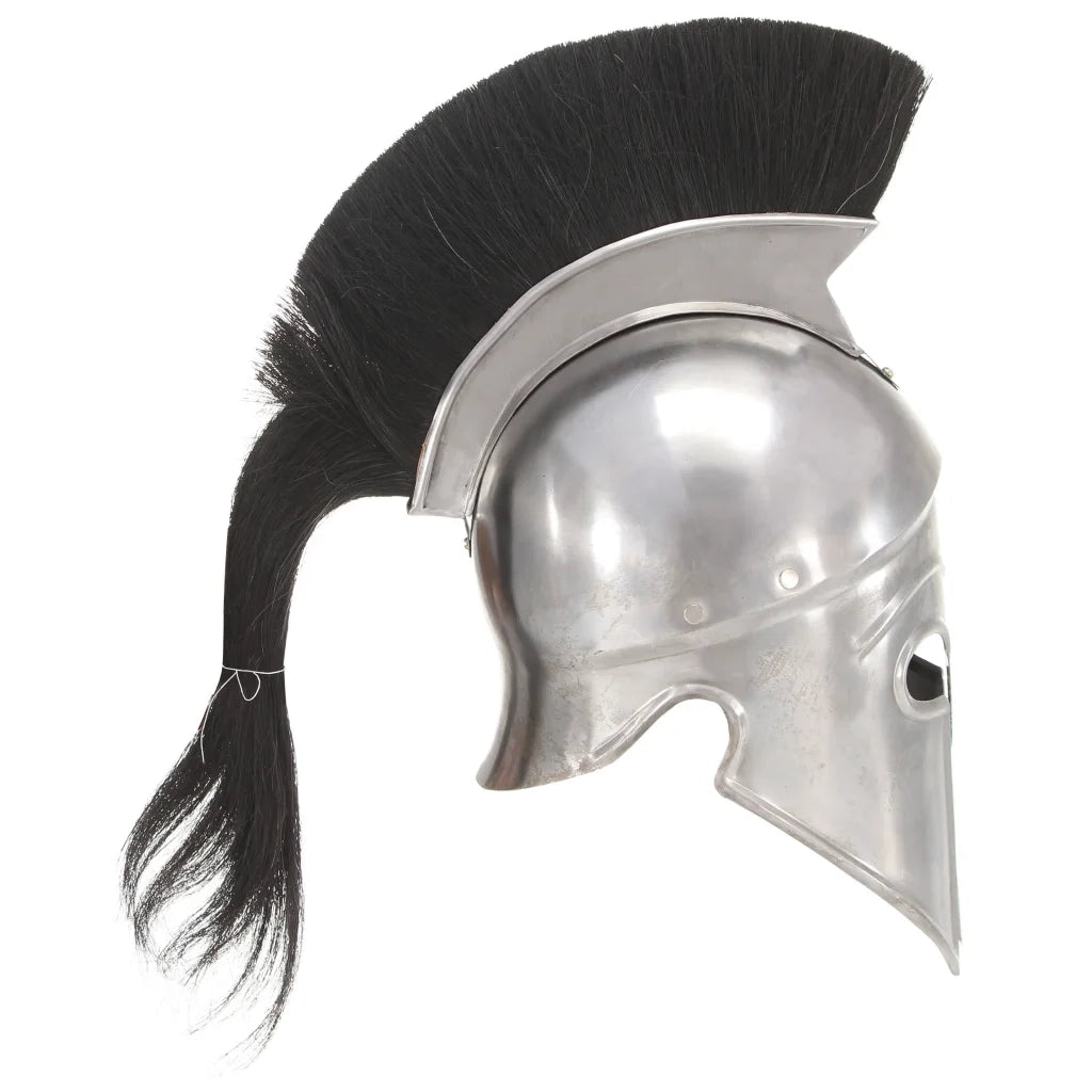 Elmo da Guerriero Greco Antico per LARP in Acciaio Argento CFW1934334