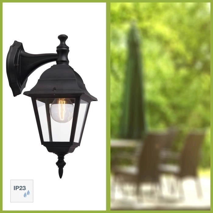 BRILLIANT Downlight da esterno Newport - E27 - 1x60W - Nero