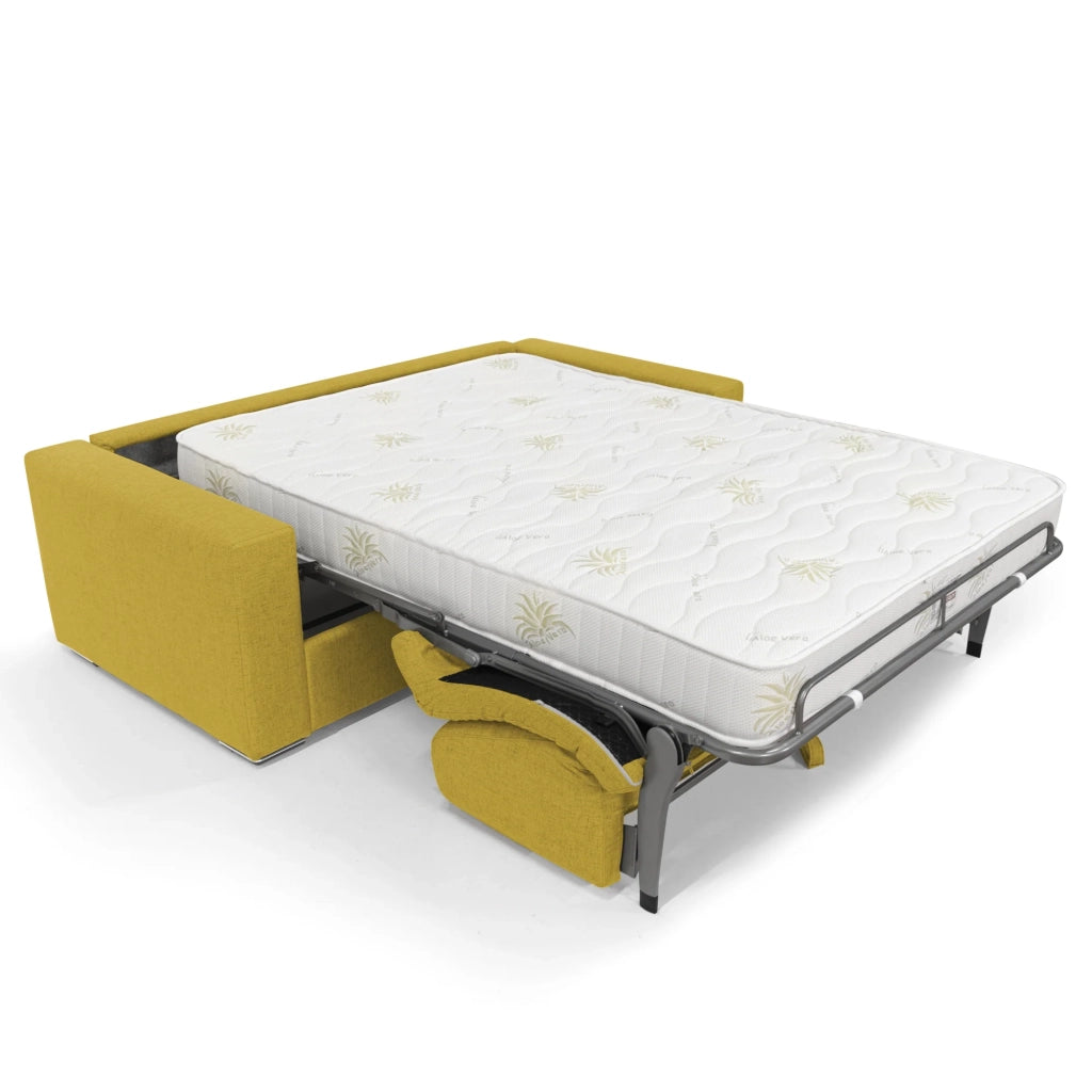 Nixon Divano letto c/mat. H 20 cm 200 cm (mat. 140x197) Giallo