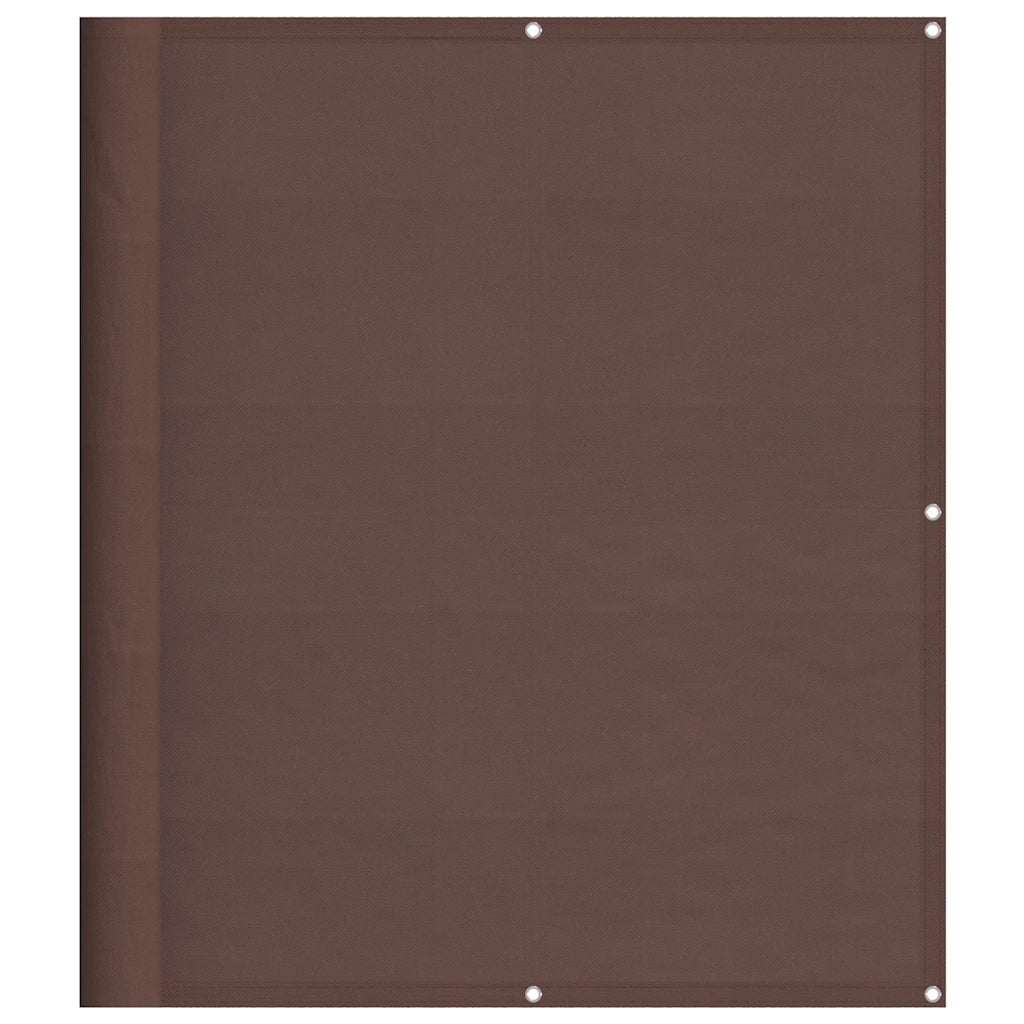 Paravento da Balcone Marrone 120x700 cm 100% Poliestere Oxford