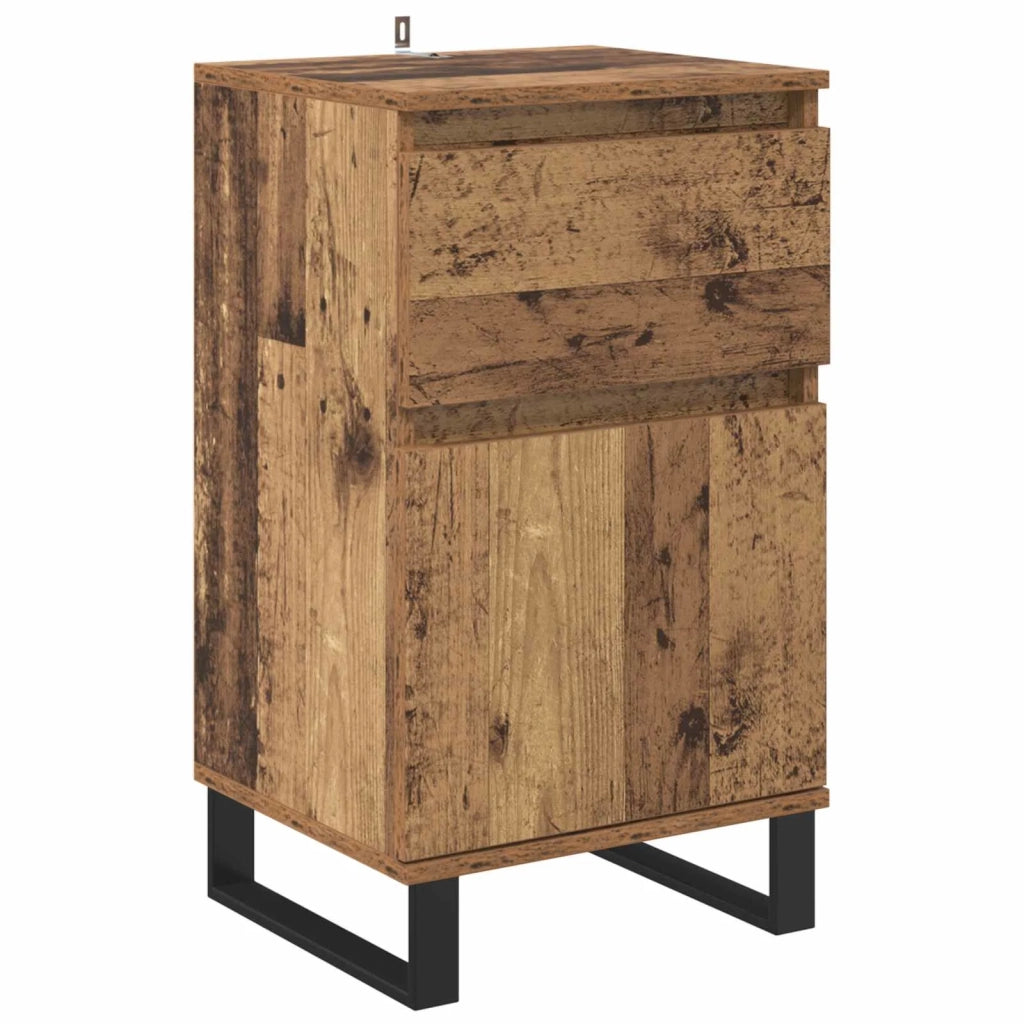 Credenza | Madia | Buffet da pranzo | Armadio da pranzo Legno vecchio 35 x 40 x 70 cm Legno multistrato