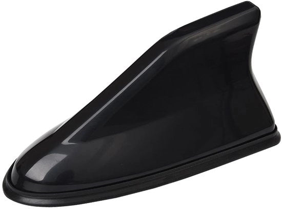 Antenna universale per auto - ABS plastica - 16cm - Nero - Rafforza segnale - Riduce resistenza aerodinamica