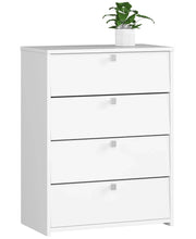 Scarpiera AKORD RUBIN Bianco 66 cm 4 ante 66x36x85 cm