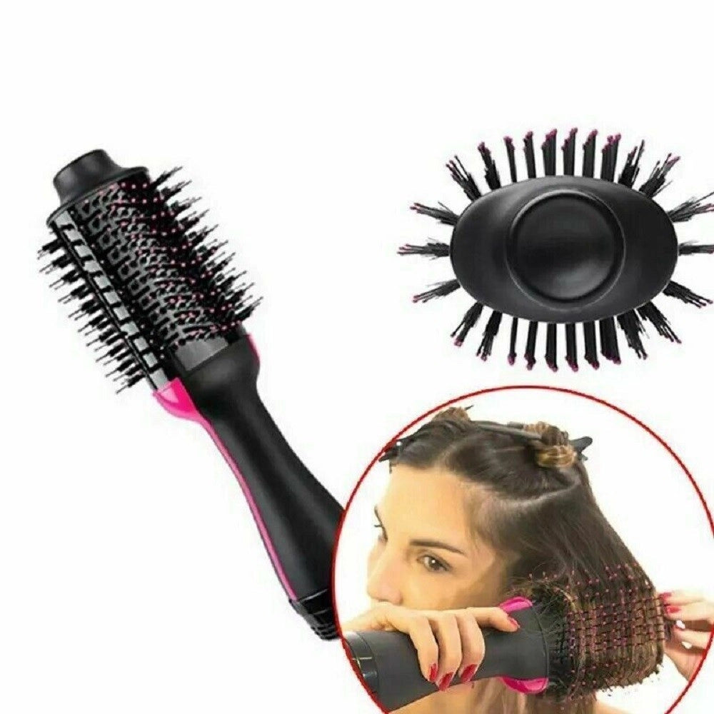 Trade Shop - Spazzola Con Phon Asciugacapelli Lisciante Professionale Per Capelli One Step -