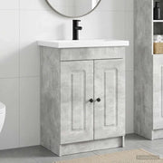 Set di mobili per il bagno Grigio Cemento 78,5 x 37,5 x 81 cm 3404177