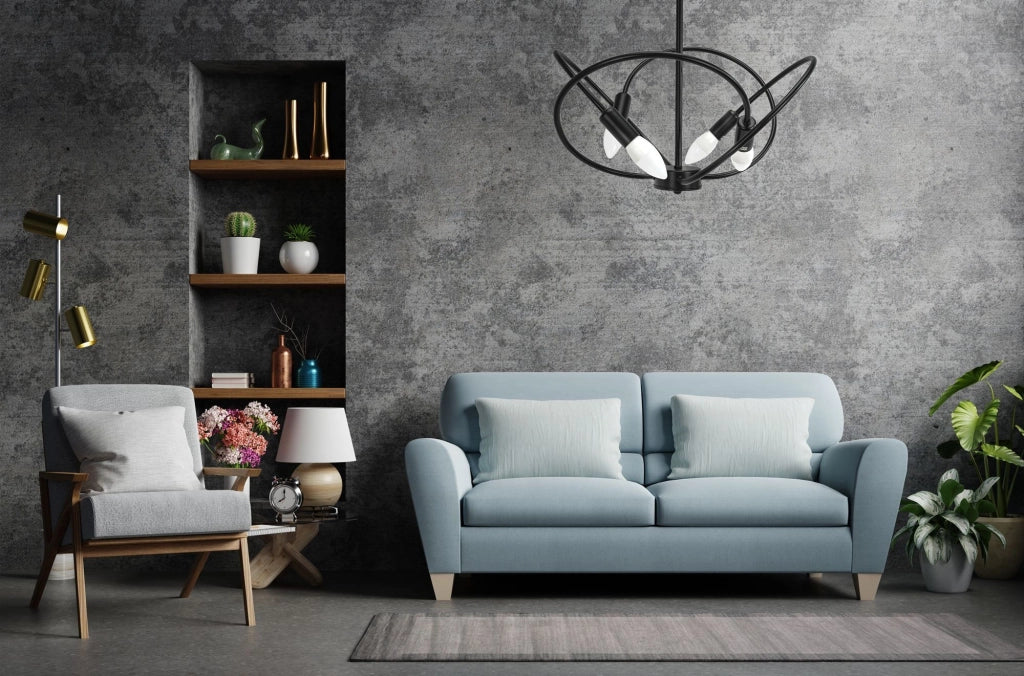 Lampada 4 Black APP1093-4C