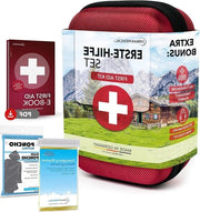 Kit di Emergenza Esterno Contenuto Germania Kit di Survival Coperta di Emergenza Poncho di Pioggia