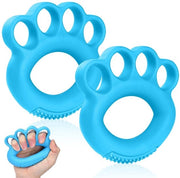 Esercizio per la mano - Esercizio per la mano adattabile - Amplificatore di presa 2 pezzi - Esercizio per la mano in silicone - 4 dita - Esercizio di forza per - Esercizio di forza per apparecchiature e training di rilassamento per lo stress