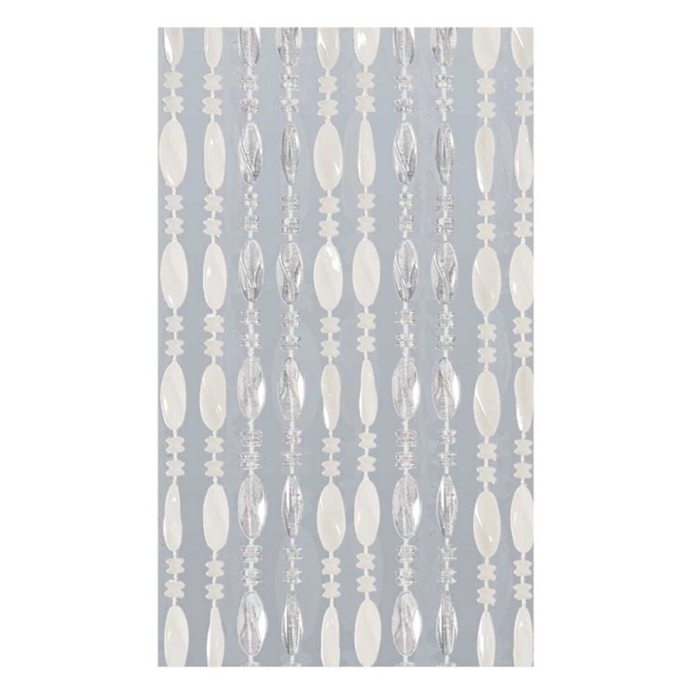 Tenda a Perline 0661 211 Ghiaccio Bianco 100 X in PVC 220 cm