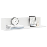 Mensole a Muro 2 pz Bianche 75x16,5x16,5 cm in Truciolato 860031