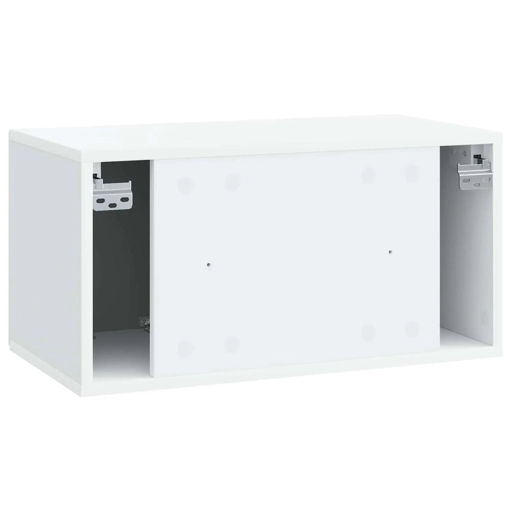 Mobile Porta TV da Muro Bianco 59,5 x 31 x 30 cm 898705