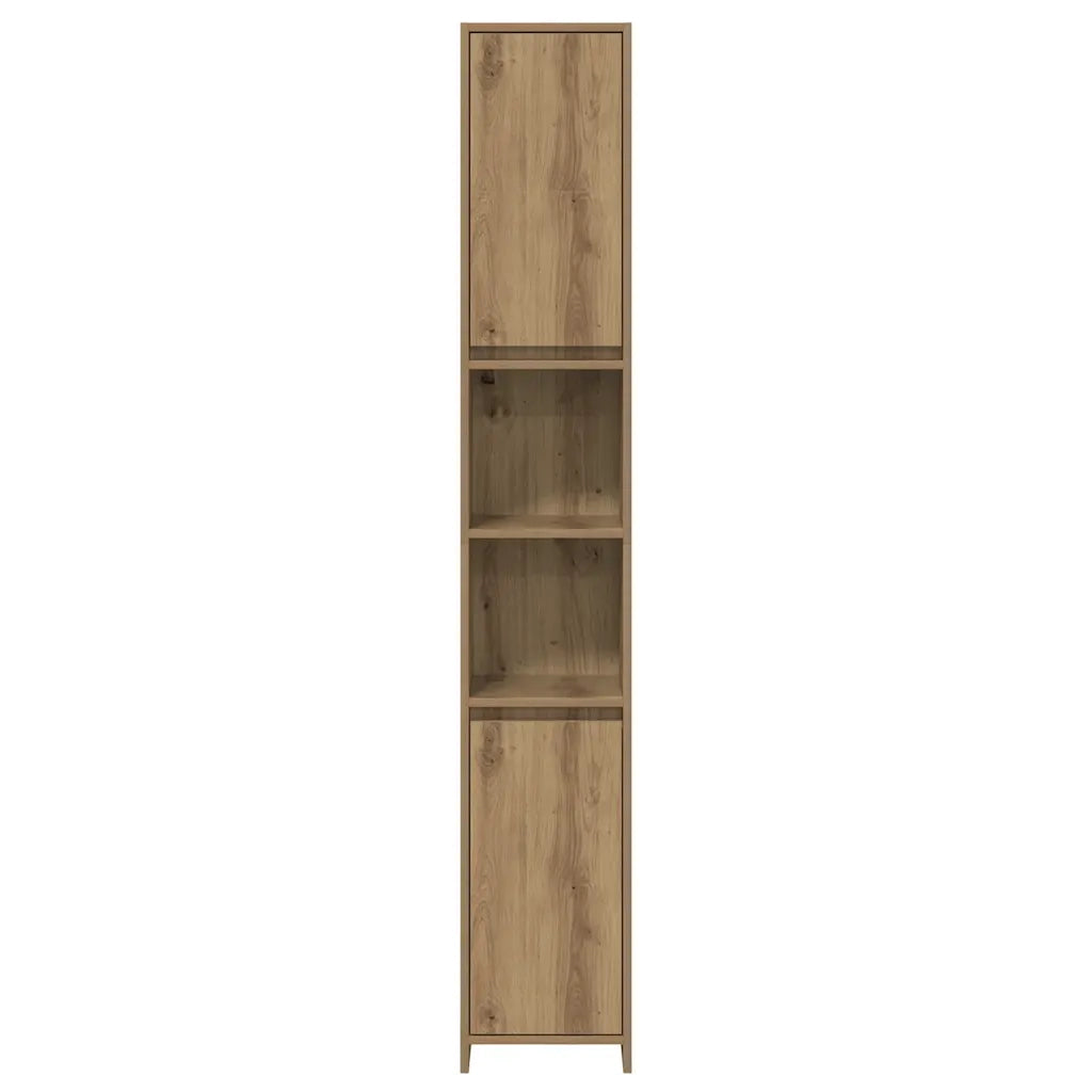 Set Mobili da Bagno 3 pz Rovere Artigianale Legno Multistrato 3328566