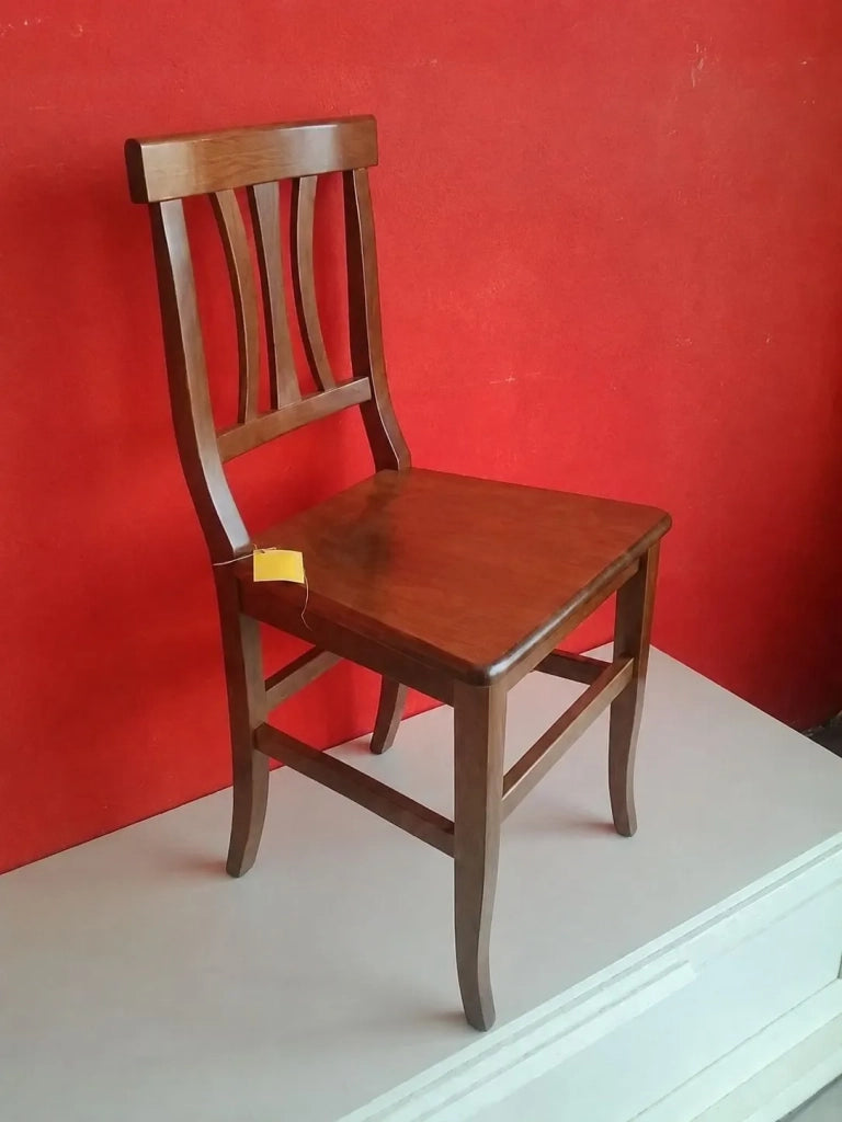 Set 2 sedie cucina seduta legno stile classico arte povera struttura in massello (594) - Mobili 2G