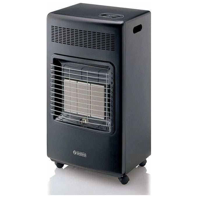 Olimpia Splendid 99384 Stovy Infra Turbo Thermo Riscaldatore industriale senza ventola Potenza 4200 W Tecnologia Infrarossi con Ruote e Vano Bombola per Gas GPL colore Nero