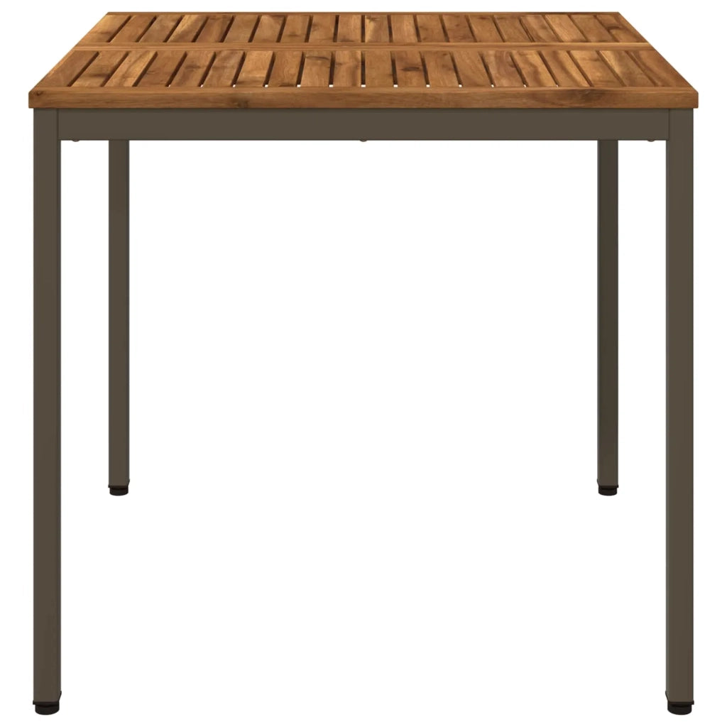 Tavolo da cena da giardino Naturale e Caffè 80 x 80,5 x 75 cm 901312