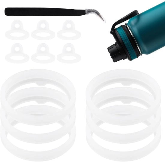 Set di coperture per contenitori 13 pezzi - Gomma adesiva - Inerbiente - Resistente al calore - BPA libero - Incluso pinza - Copertura per contenitore