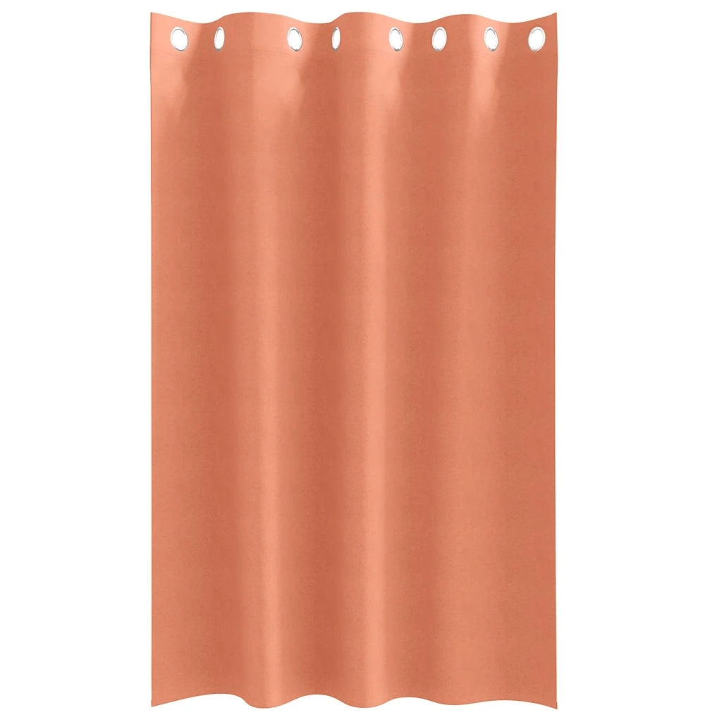 Tende Blackout con Anelli 2 pz Terracotta 175 x 140 cm 4107414