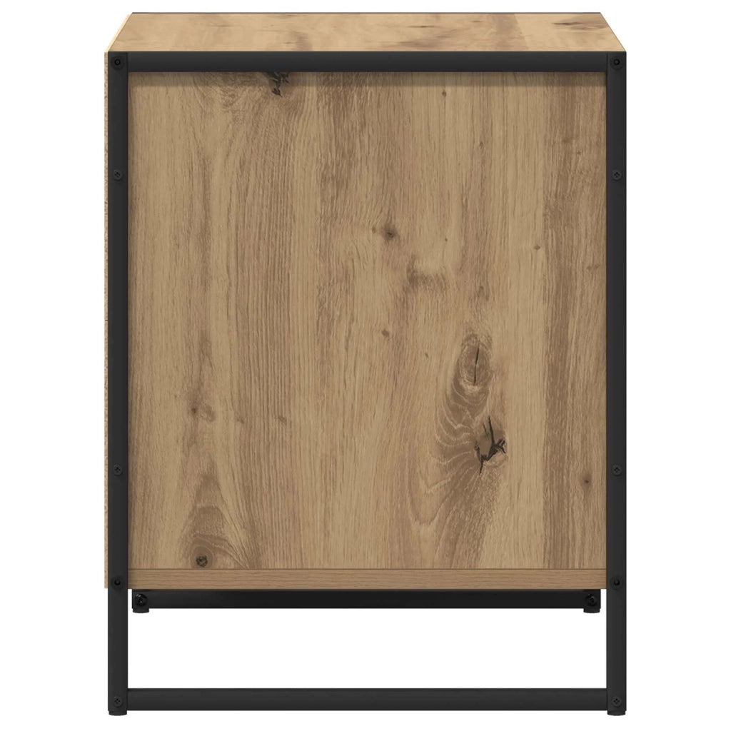Comodino Rovere Artigianale 50 x 39,5 x 50 cm Legno multistrato 886676