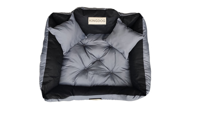 AIO FACTORY 145x115 cm KINGDOG Cuccia per cani impermeabile personalizzabile Grigio scuro