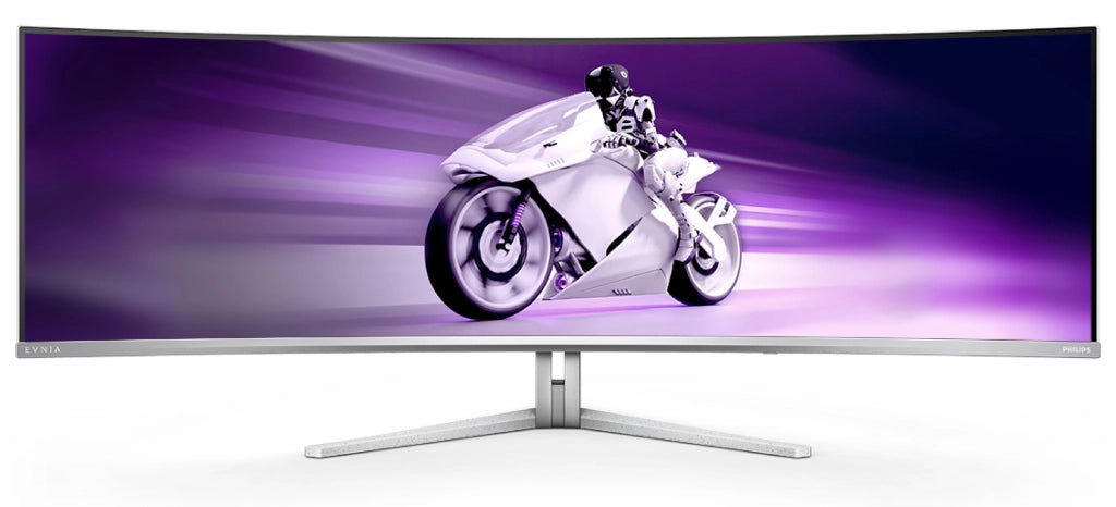 Philips evnia 8000 49m2c8900/00 monitor pc 124,2 cm (48.9") 5120 x 1440 pixel dual qhd qd-oled bianco