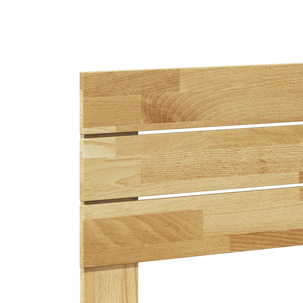 vidaXL Testiera 200 cm in Legno Massello di Rovere