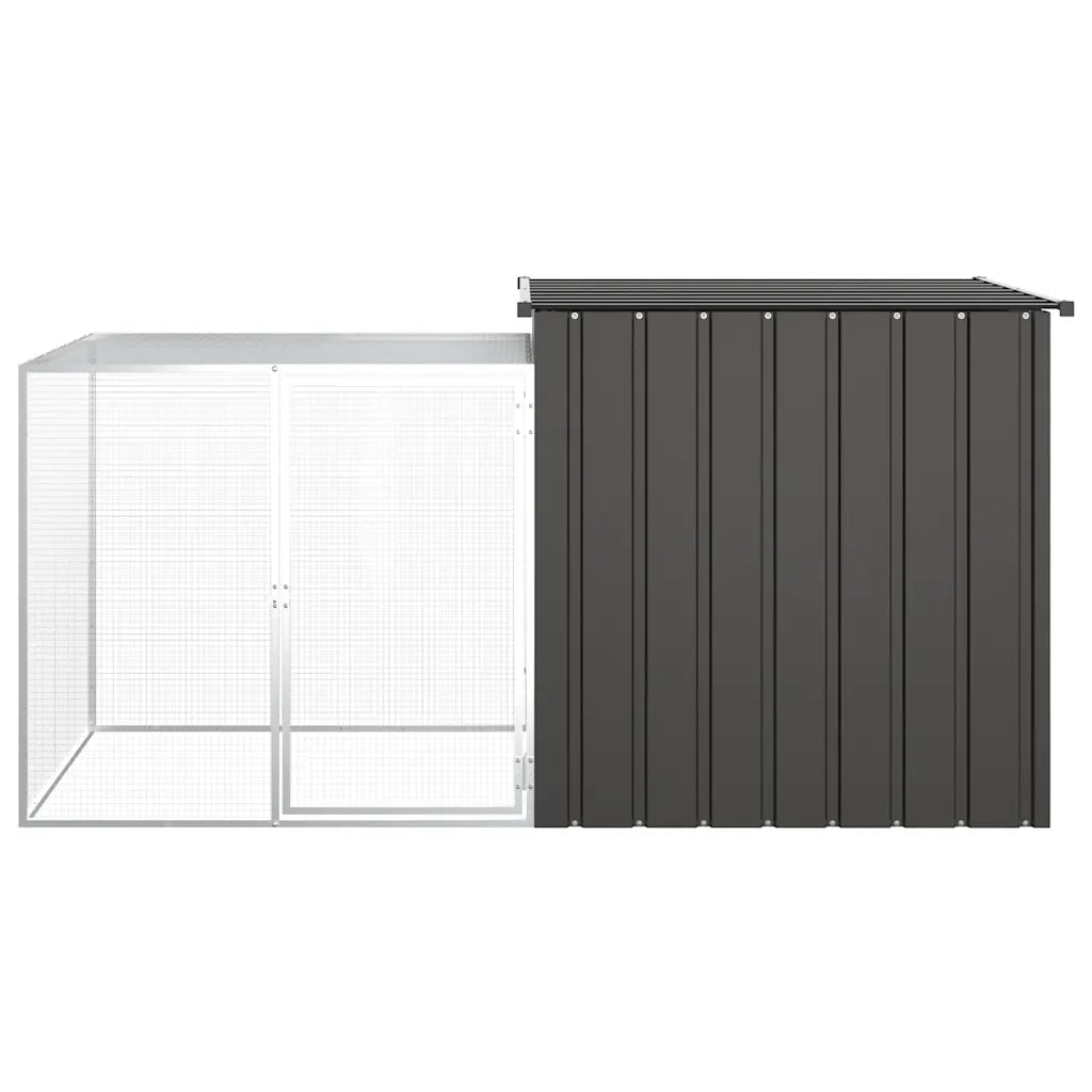 Gabbia per Polli Antracite 200x91x100 cm Acciaio Zincato cod mxl 41440
