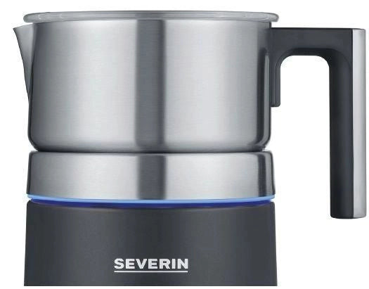 Severin Spuma 700 Plus Automatico Nero, Acciaio inossidabile