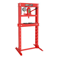 Pressa idraulica da officina 12t Pressa a telaio per cuscinetti con manometro