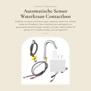 Acquisto Automatico di Acqua - Sensoressimo - Senza Contatto - Ideale per Cucina e Bagno - Acciaio Inossidabile - Installazione Facile - Risparmio di Acqua