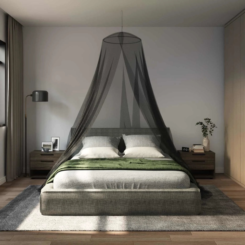Zanzariera per letto 156 maglia 3 pcs 156 maglia Nero 42033572