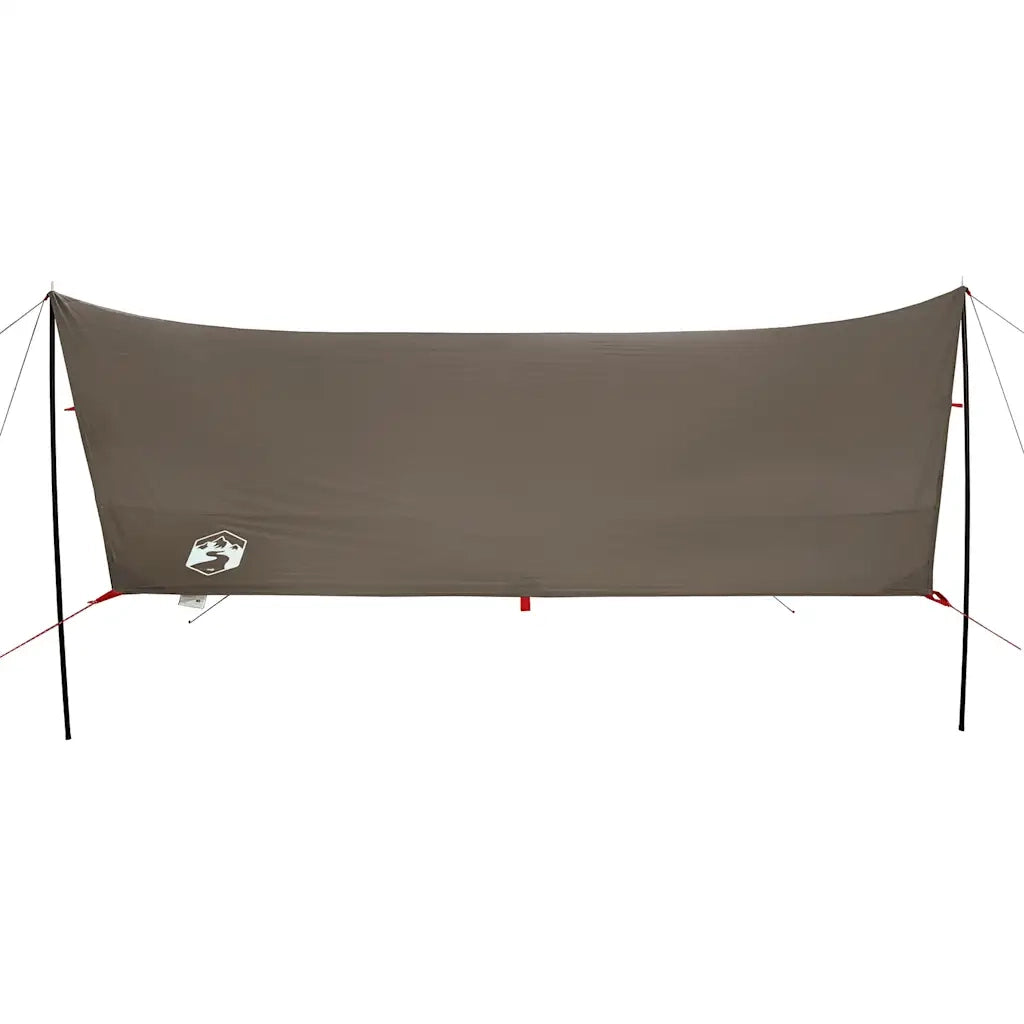 vidaXL Telone da Campeggio Marrone 438x376x212 cm Impermeabile