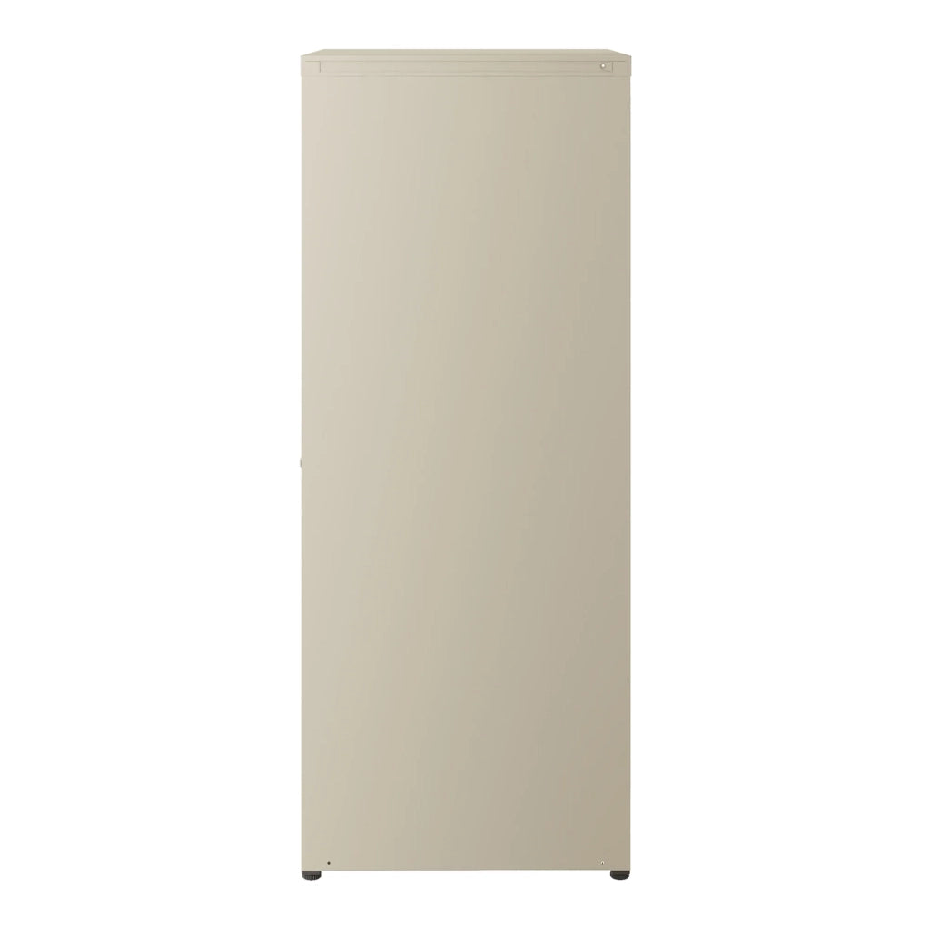 Mobiletto/scaffale in metallo e acciaio 88 x 40 x 35 cm colore cammello 03_0008903