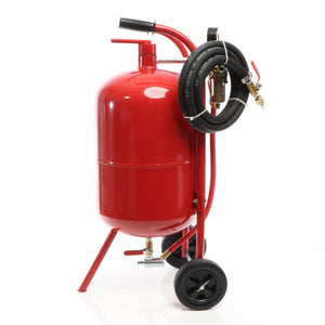 Sabbiatrice portatile da 38 L Attrezzo per sabbiatura ad aria compressa con accessori