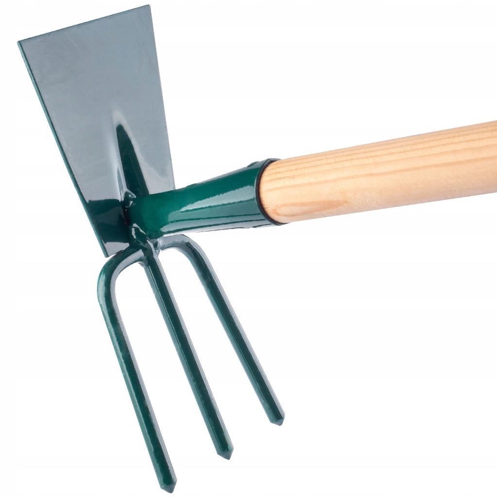 Zappa da giardino KADAX per scavare con forca da 8 cm e gancio da 115 cm