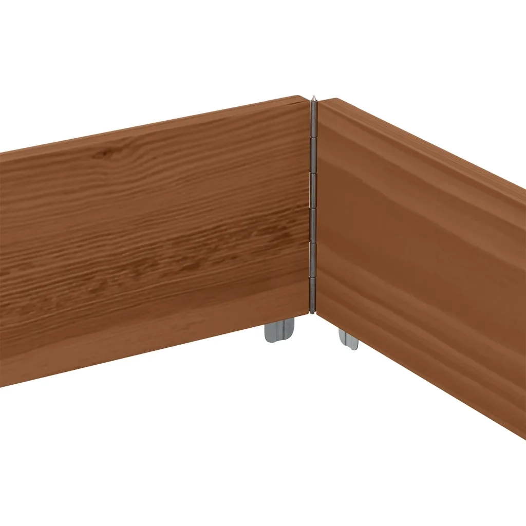 Paretale per Pallet Marrone 150x100cm in Legno Massello di Pino 4010304