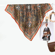 Sciarpa vintage da donna in seta