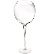 Trade Shop - Calice Ampolla Ballon Boccia Vetro 15cm H 50cm Confetti Vaso Porta Fiori Candela -