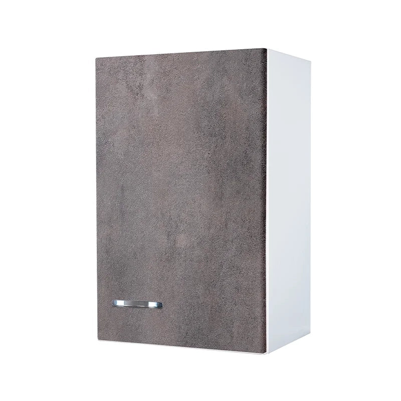 Pensile 45x32 anta corten grigio maniglia sinistra