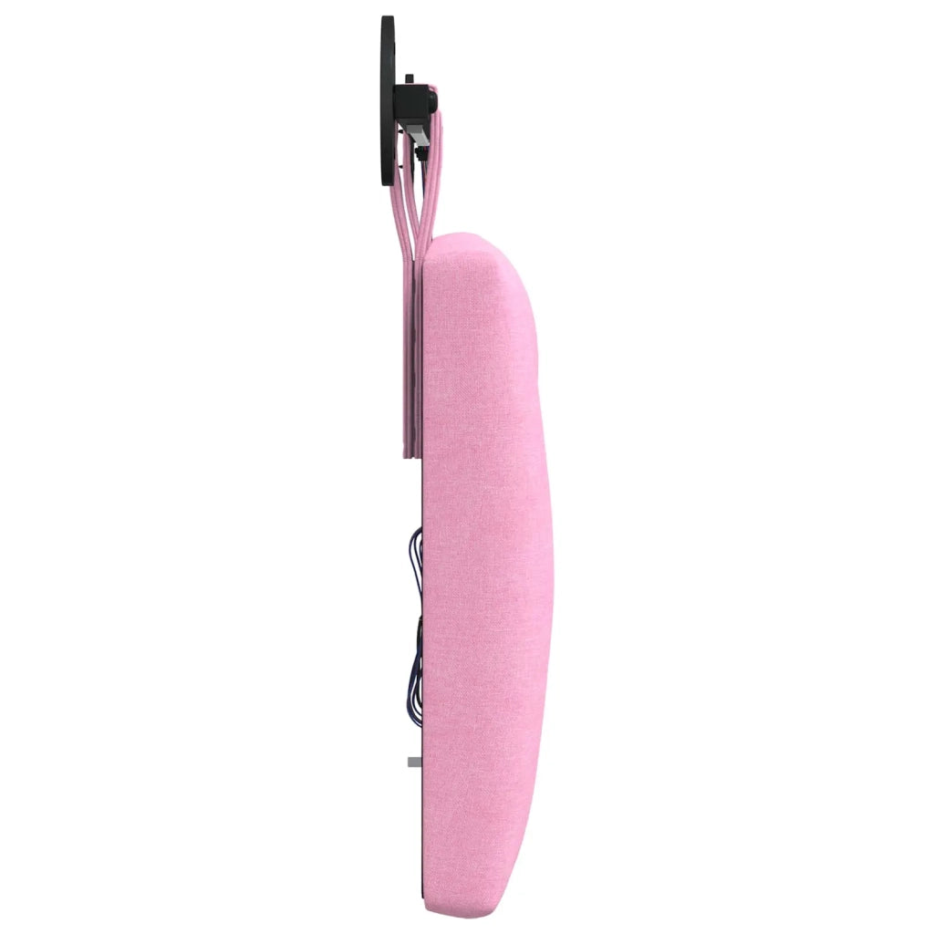 Testiera sospesa Con luce LED Rosa Tessuto