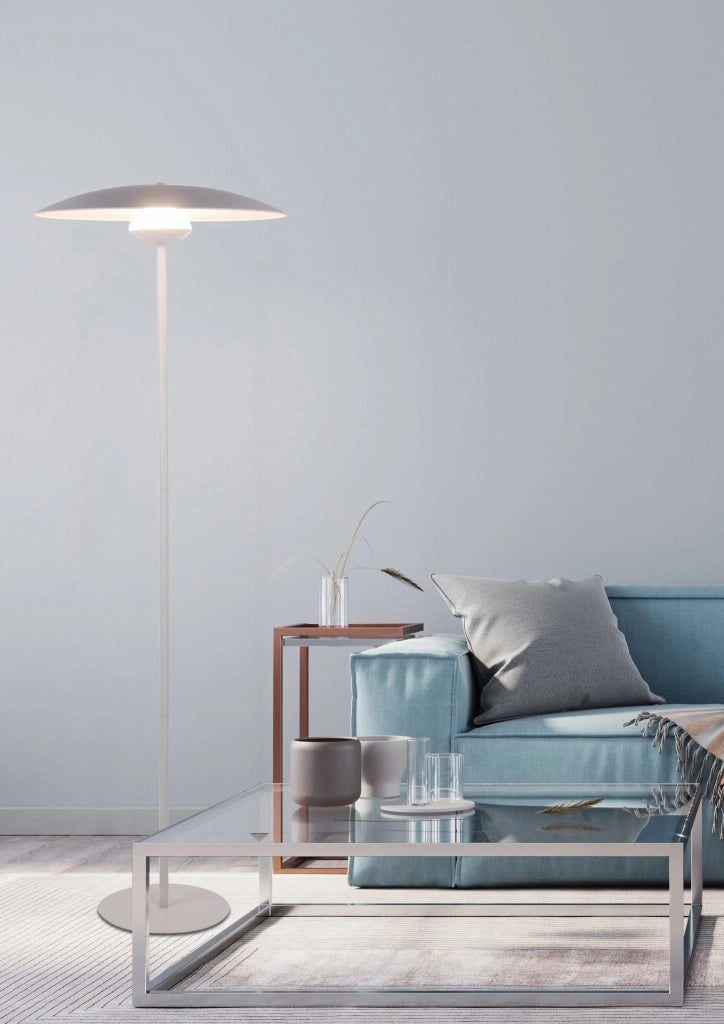 Lampada da terra Candellux Lund LED 16W bianca 140cm