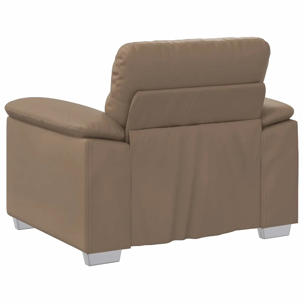 Poltrona-Divano Sedia Cappuccino 100x81x84 cm in Similpelle