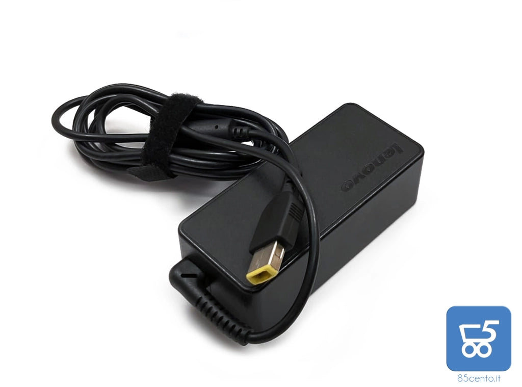 ALIMENTATORE LENOVO ADLX45NCC3A 45W 20V 2.25A SPINOTTO RETTANGOLARE GIALLO 4 x 10mm Usato