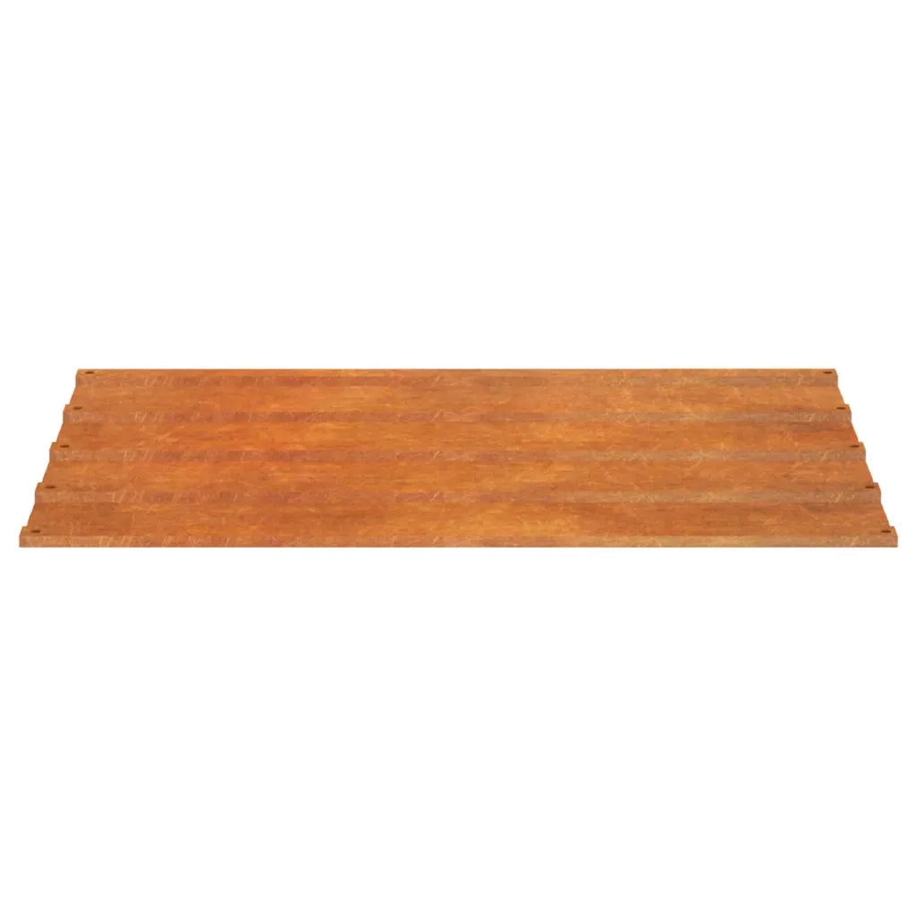 Pannelli per Tetti 36 pz Ruggine 60x44 cm in Acciaio Corten 151971