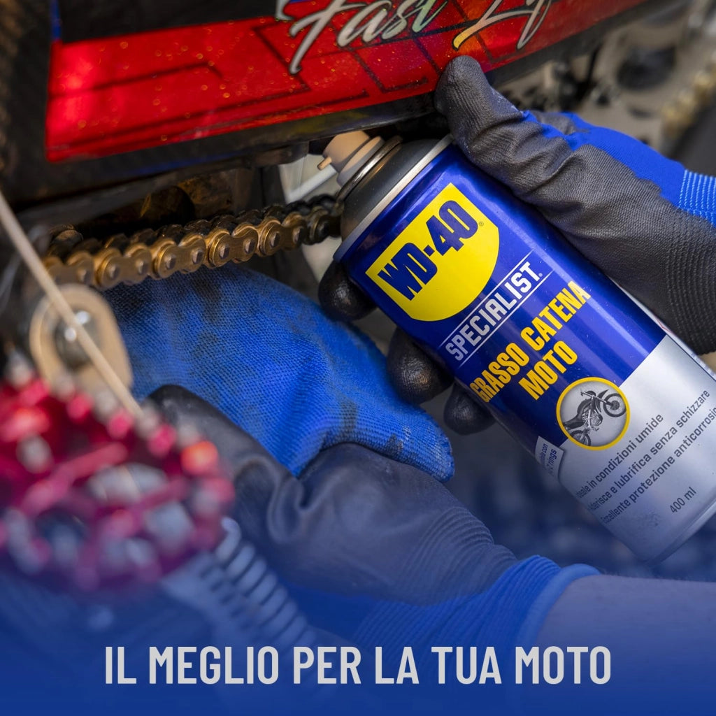 Spray WD 40 Grasso Catena Moto in Condizioni Umide Ml. 400