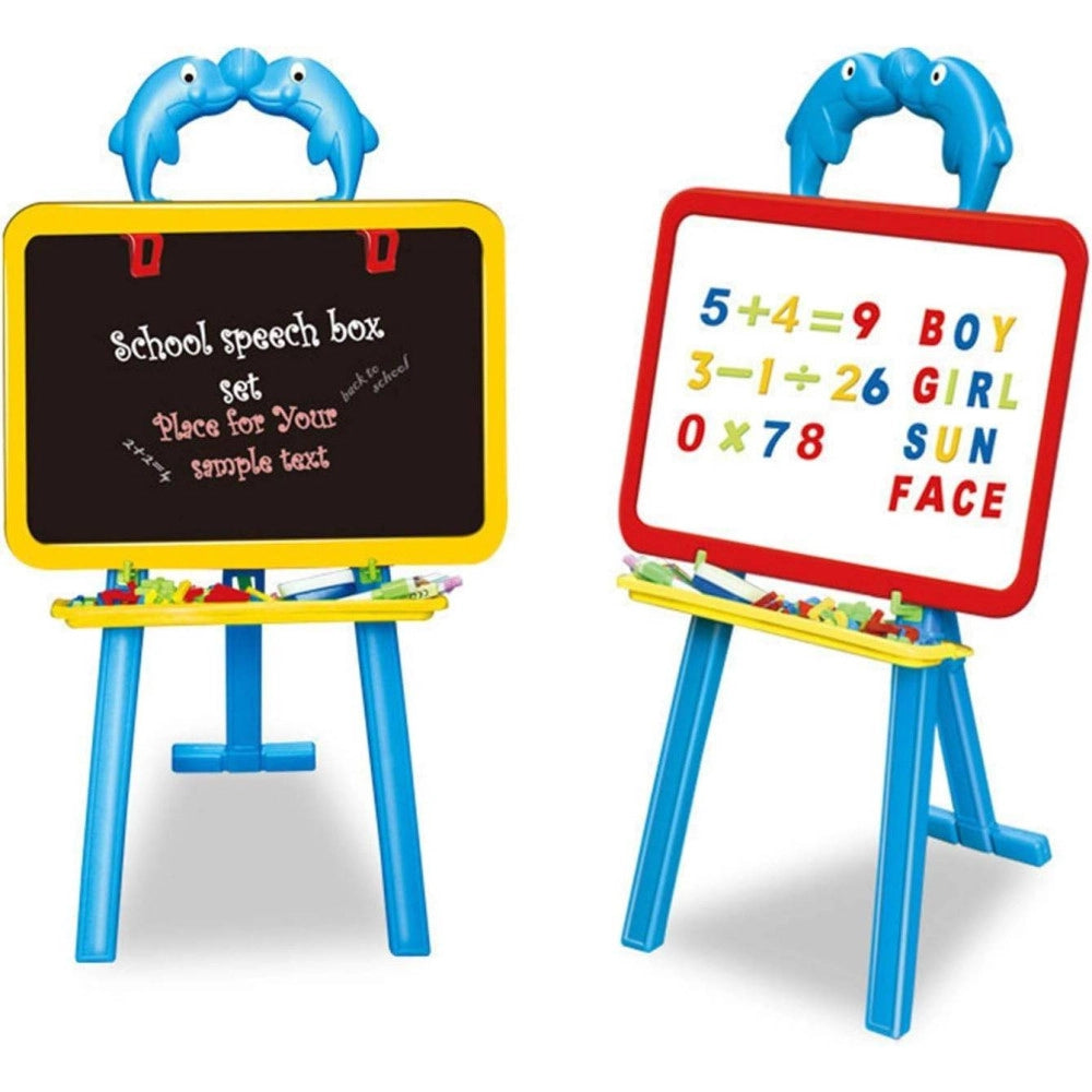 Trade Shop - Tavolo Da Disegno Magnetico Per Bambini Con Treppiede Gioco Didattico Educativo -
