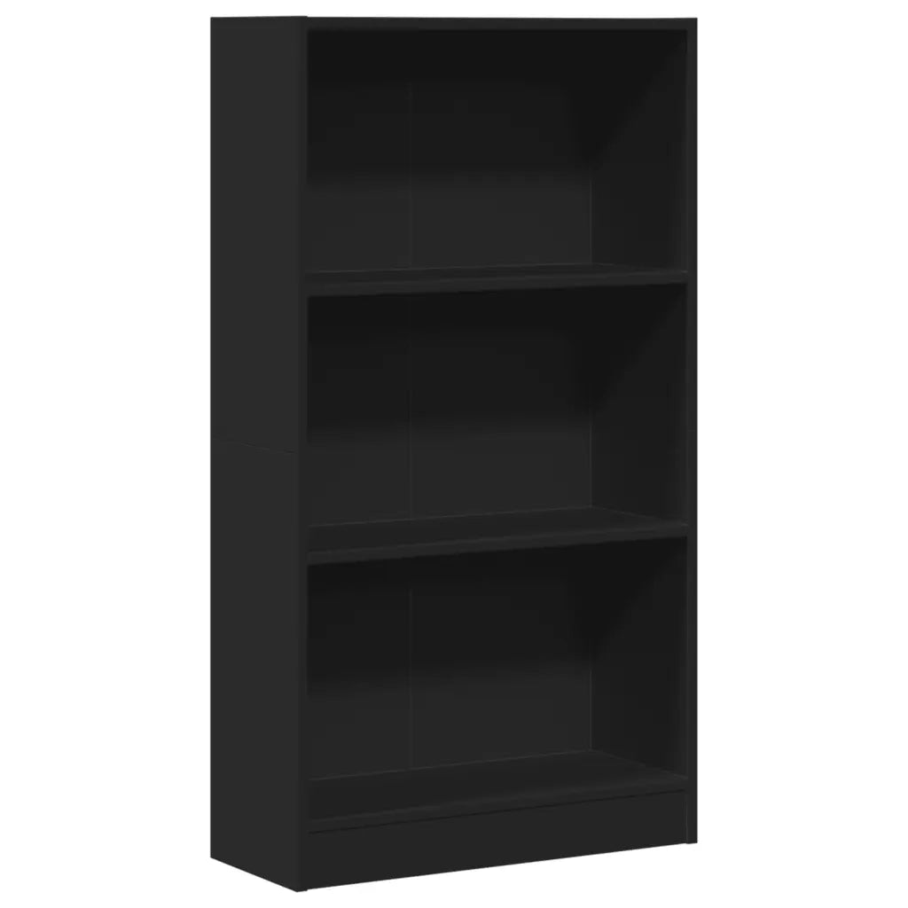 Libreria Nera 60x24x109 cm in Truciolato 857804