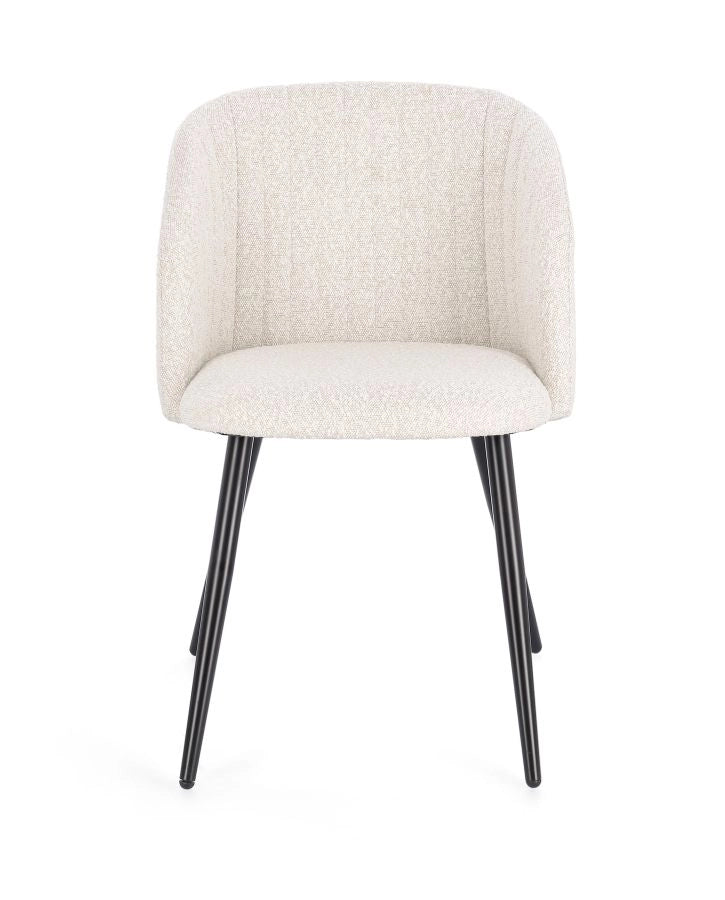 SEDIA DA INTERNO AVORIO QUEEN  DI BIZZOTTO