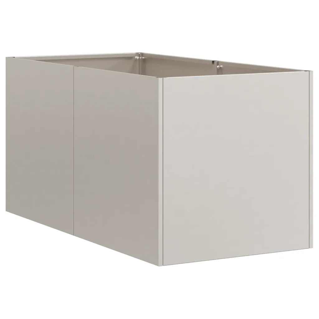 Fioriera Arrugginita 40x80x40 cm in Acciaio Corten 860737