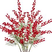 Spray di mimosa gialla - 6 pezzi fiori di seta per decorazione di matrimonio e casa